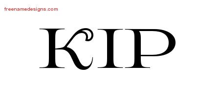 Flourishes Name Tattoo Designs Kip Graphic Download