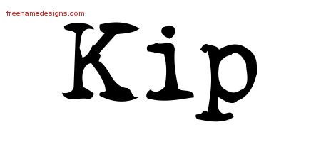 Vintage Writer Name Tattoo Designs Kip Free