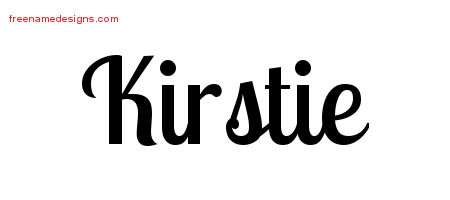 Handwritten Name Tattoo Designs Kirstie Free Download