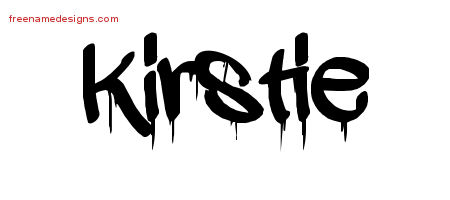 Graffiti Name Tattoo Designs Kirstie Free Lettering