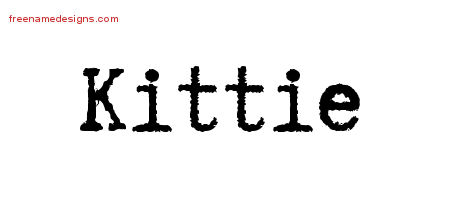 Typewriter Name Tattoo Designs Kittie Free Download