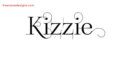 Decorated Name Tattoo Designs Kizzie Free