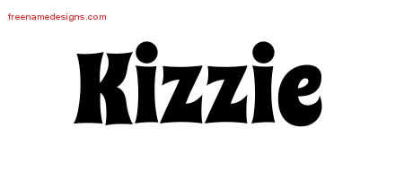Groovy Name Tattoo Designs Kizzie Free Lettering
