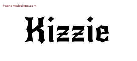 Gothic Name Tattoo Designs Kizzie Free Graphic
