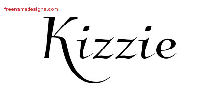 Elegant Name Tattoo Designs Kizzie Free Graphic