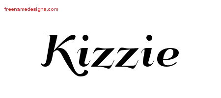 Art Deco Name Tattoo Designs Kizzie Printable