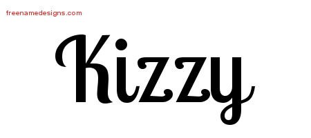 Handwritten Name Tattoo Designs Kizzy Free Download