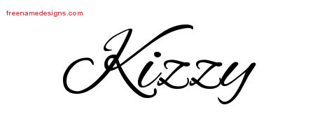 Cursive Name Tattoo Designs Kizzy Download Free