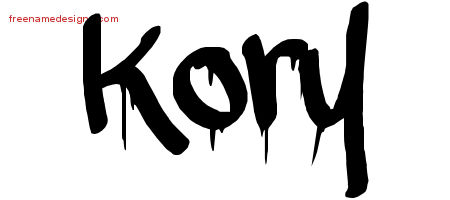 Graffiti Name Tattoo Designs Kory Free