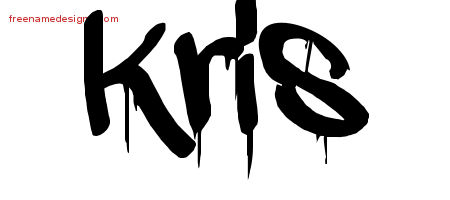 Graffiti Name Tattoo Designs Kris Free Lettering