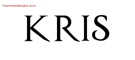 Regal Victorian Name Tattoo Designs Kris Graphic Download
