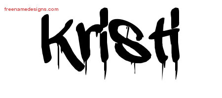 Graffiti Name Tattoo Designs Kristi Free Lettering