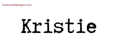 Typewriter Name Tattoo Designs Kristie Free Download