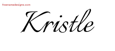 Calligraphic Name Tattoo Designs Kristle Download Free