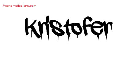 Graffiti Name Tattoo Designs Kristofer Free