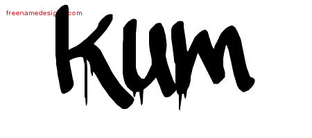 Graffiti Name Tattoo Designs Kum Free Lettering