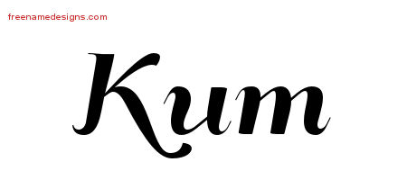 Art Deco Name Tattoo Designs Kum Printable