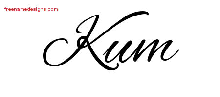 Cursive Name Tattoo Designs Kum Download Free
