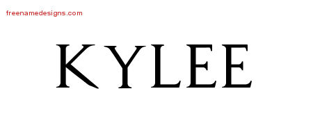 Regal Victorian Name Tattoo Designs Kylee Graphic Download
