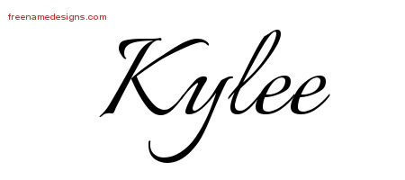 Calligraphic Name Tattoo Designs Kylee Download Free