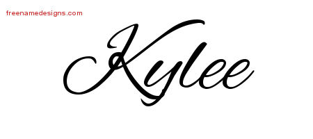 Cursive Name Tattoo Designs Kylee Download Free
