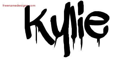 Graffiti Name Tattoo Designs Kylie Free Lettering