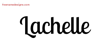 Handwritten Name Tattoo Designs Lachelle Free Download