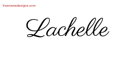 Classic Name Tattoo Designs Lachelle Graphic Download