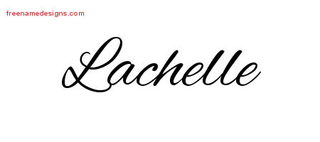 Cursive Name Tattoo Designs Lachelle Download Free