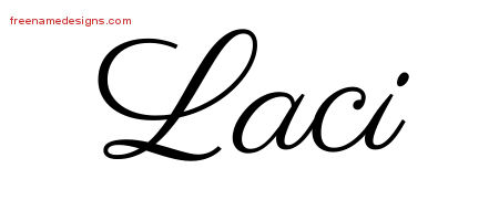 Classic Name Tattoo Designs Laci Graphic Download
