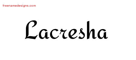 Calligraphic Stylish Name Tattoo Designs Lacresha Download Free