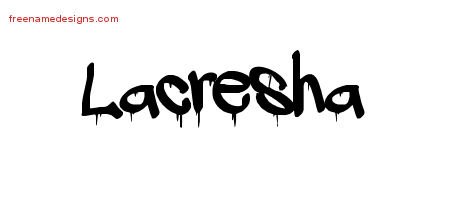 Graffiti Name Tattoo Designs Lacresha Free Lettering