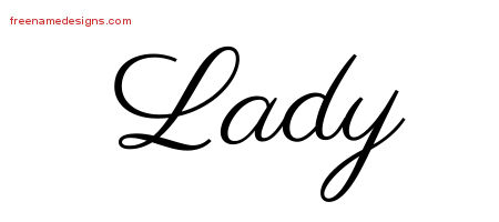 Classic Name Tattoo Designs Lady Graphic Download