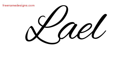 Cursive Name Tattoo Designs Lael Download Free