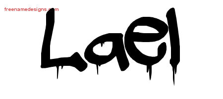 Graffiti Name Tattoo Designs Lael Free Lettering