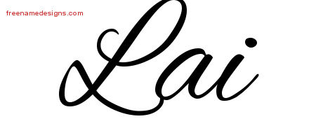 Cursive Name Tattoo Designs Lai Download Free