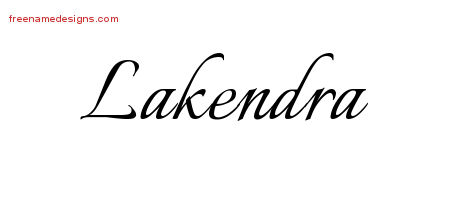 Calligraphic Name Tattoo Designs Lakendra Download Free