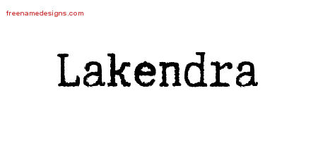 Typewriter Name Tattoo Designs Lakendra Free Download