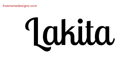 Handwritten Name Tattoo Designs Lakita Free Download