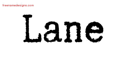 Typewriter Name Tattoo Designs Lane Free Download