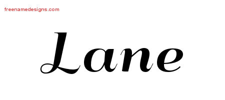 Art Deco Name Tattoo Designs Lane Graphic Download