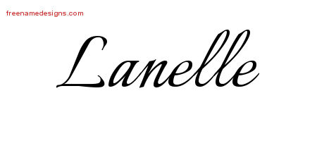 Calligraphic Name Tattoo Designs Lanelle Download Free
