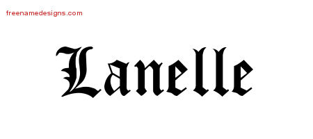 Blackletter Name Tattoo Designs Lanelle Graphic Download