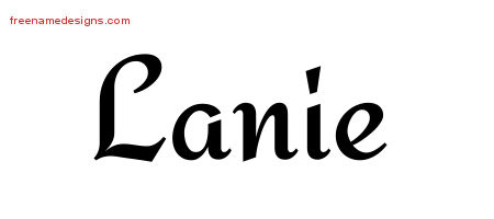 Calligraphic Stylish Name Tattoo Designs Lanie Download Free