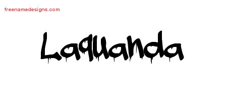 Graffiti Name Tattoo Designs Laquanda Free Lettering