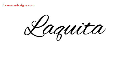 Cursive Name Tattoo Designs Laquita Download Free