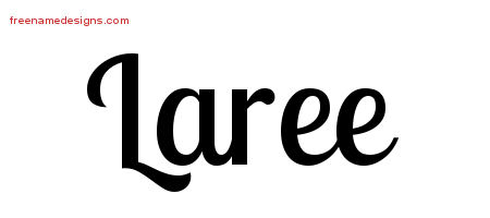 Handwritten Name Tattoo Designs Laree Free Download