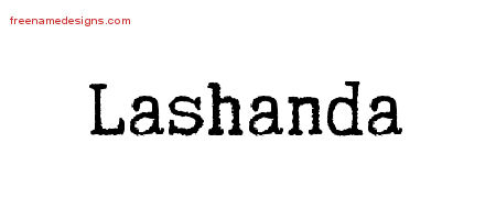 Typewriter Name Tattoo Designs Lashanda Free Download