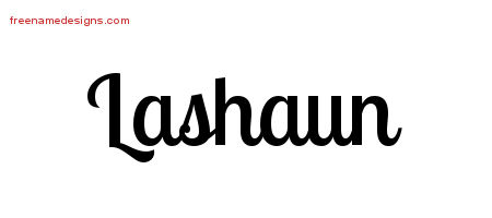 Handwritten Name Tattoo Designs Lashaun Free Download