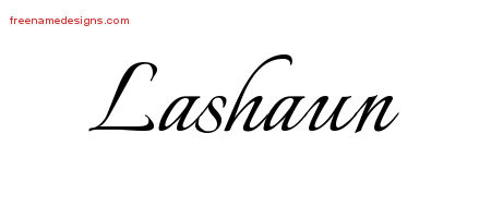 Calligraphic Name Tattoo Designs Lashaun Download Free
